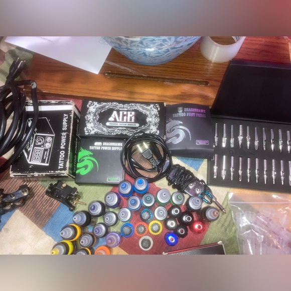 TATTOO SUPPLY LOT* MOTHERS INK COLOR SET* DRAGON HAWK & MORE! PLEASE READ DESC! - Picture 7 of 16